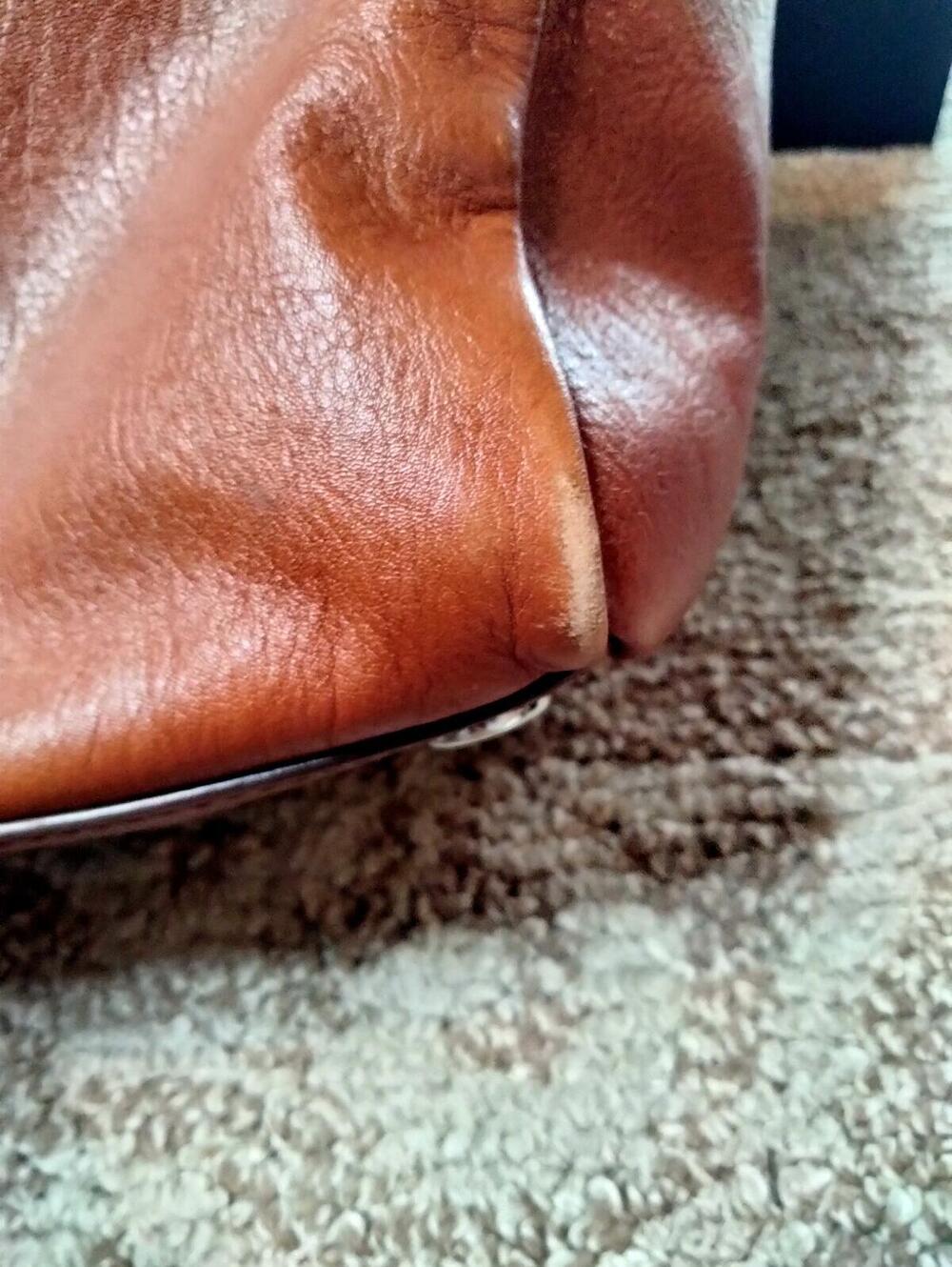 Fossil Sydney Shopper Tote Leather - Cognac Brown - Shoulder Bag Carryall ZB5487 - Picture 6 of 9
